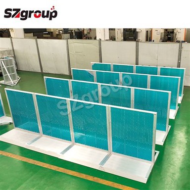 Barreira de controle de multidão de alumínio