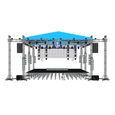 Plataforma de palco de alumínio com treliça para venda